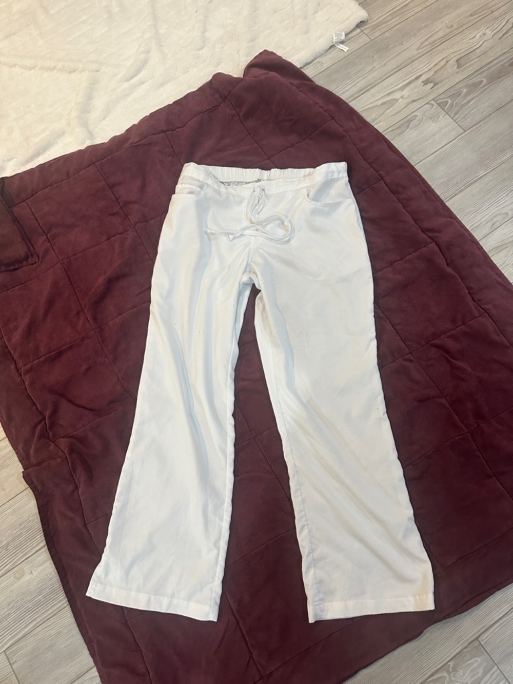 Grey’s Anatomy White Scrub Pants Size Large Like New